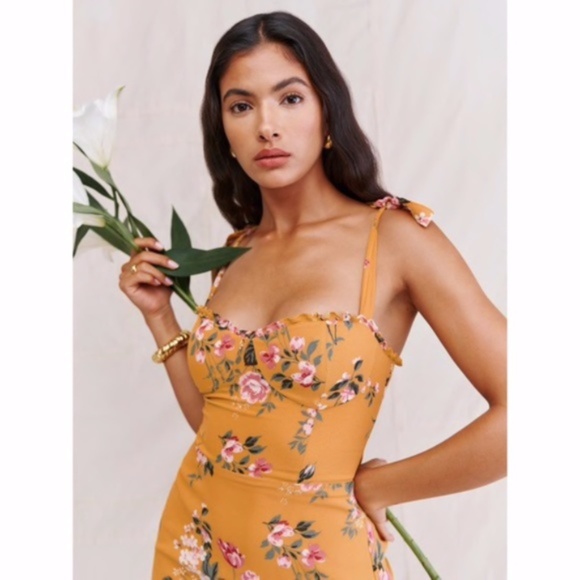 NEW Reformation Jasen Dress Anjelica 0 - Picture 13 of 17